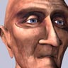 3dold mans head image 